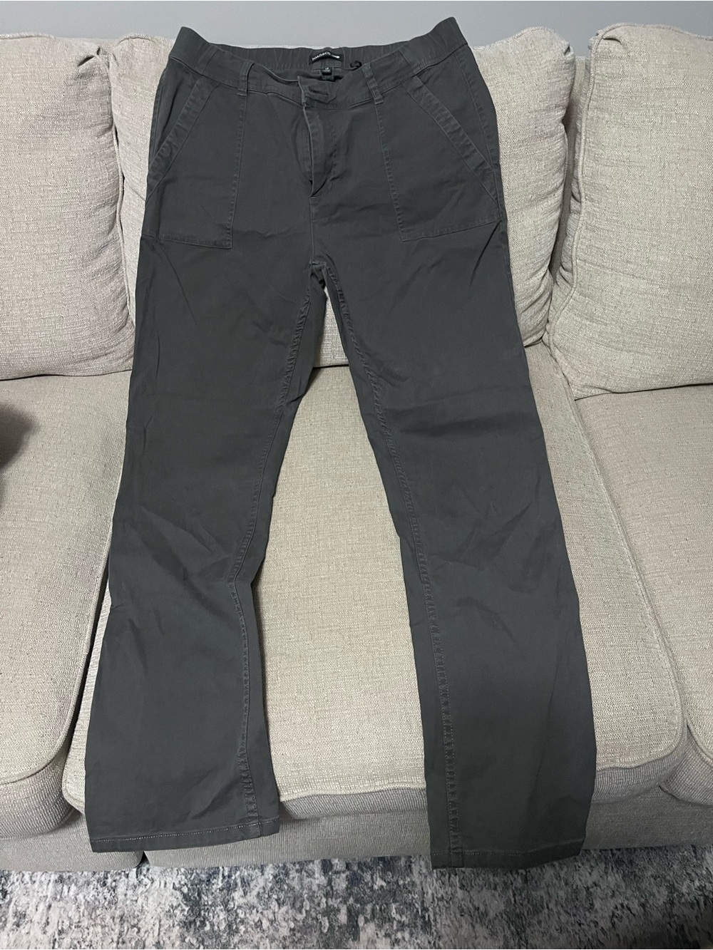 Toad&Co Women’s Straight Jeans in Dark Gray